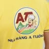 Áo Đồng Phục Nhà Hàng A Tưởng Màu Vàng Nghệ Phối Bích Đậm - Ảnh 6