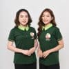 Đồng Phục Nhà Hàng Nông Sản Xanh Màu Ve Chai Phối Xanh Cốm - Ảnh 2