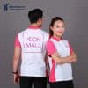 Áo Thun Đồng Phục Công Ty Trắng Tinh Phối Sen - Ảnh 5
