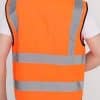 Áo Gile Bảo Hộ Lao Động Màu Cam - Ảnh 2