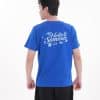 Áo đồng phục team building màu xanh bích - TT1802, cận lưng áo nam