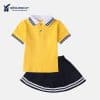 Đồng Phục Mầm Non Màu Vàng Phối Quần Váy Màu Xanh Đen – MN222 - Ảnh 5