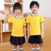Đồng Phục Mầm Non Màu Vàng Phối Quần Váy Màu Xanh Đen – MN222 - Ảnh 2