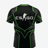 Áo game thủ esports CSGO - AOGAME040, mặt sau áo rời