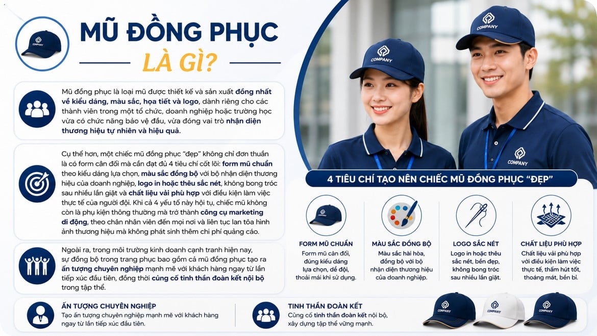 Mũ Đồng Phục Là Gì?